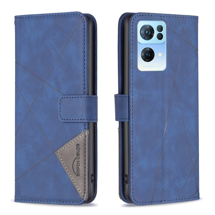 BF05 Magnetic Buckle Rhombus Texture Leather Phone Case, For OnePlus Nord N200 5G, For OPPO Find X5 Pro, For OPPO Reno7 5G Global, For Infinix Zero X Neo