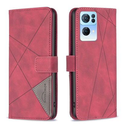 BF05 Magnetic Buckle Rhombus Texture Leather Phone Case, For OnePlus Nord N200 5G, For OPPO Find X5 Pro, For OPPO Reno7 5G Global, For Infinix Zero X Neo