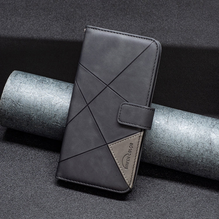 BF05 Magnetic Buckle Rhombus Texture Leather Phone Case, For Infinix Zero X / X Pro