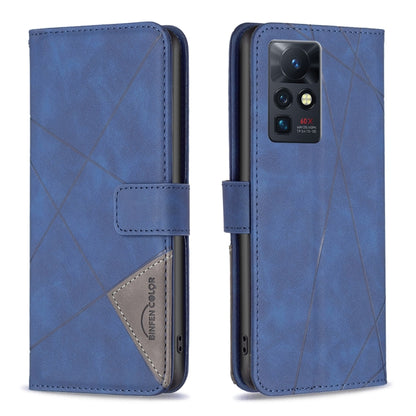 BF05 Magnetic Buckle Rhombus Texture Leather Phone Case, For Infinix Zero X / X Pro
