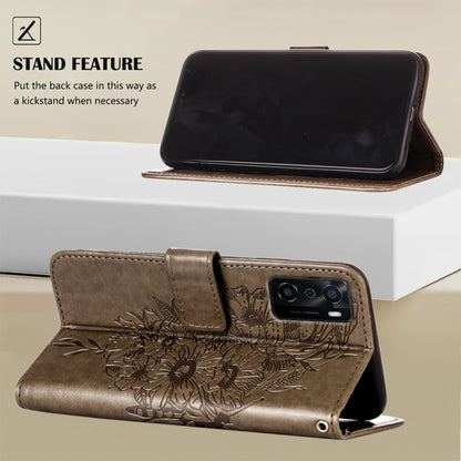 Embossed Butterfly Leather Phone Case, For OPPO A55s 5G Global, For OPPO Find X5, For OPPO Find X5 Pro