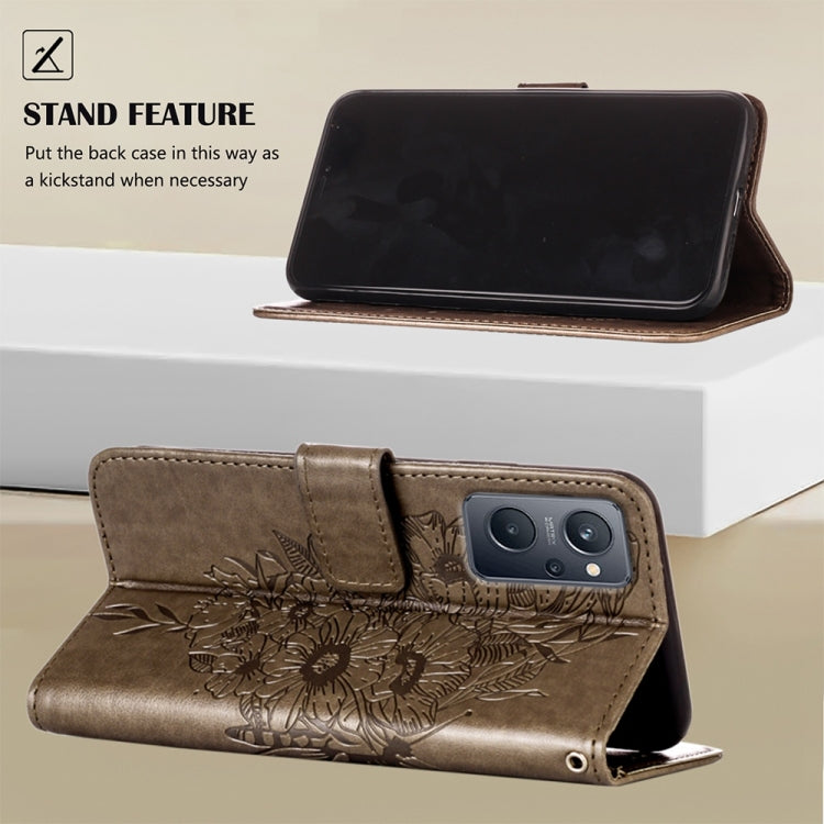 Embossed Butterfly Leather Phone Case, For OPPO Realme 9i, For OPPO Realme GT Neo3, For OPPO Reno5 Pro 5G