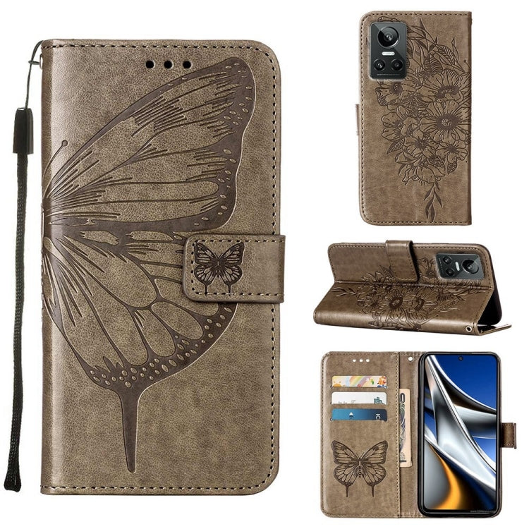 Embossed Butterfly Leather Phone Case, For OPPO Realme 9i, For OPPO Realme GT Neo3, For OPPO Reno5 Pro 5G