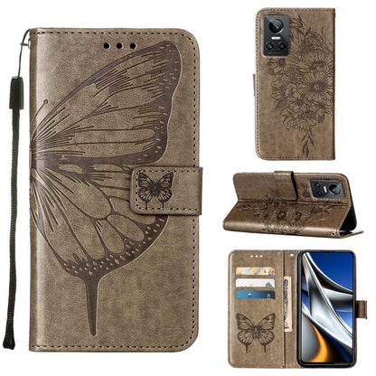 Embossed Butterfly Leather Phone Case, For OPPO Realme 9i, For OPPO Realme GT Neo3, For OPPO Reno5 Pro 5G