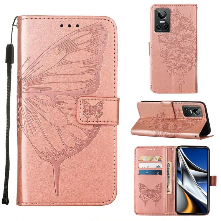 Embossed Butterfly Leather Phone Case, For OPPO Realme 9i, For OPPO Realme GT Neo3, For OPPO Reno5 Pro 5G
