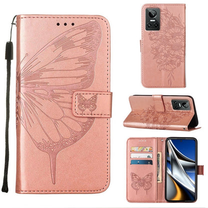 Embossed Butterfly Leather Phone Case, For OPPO Realme 9i, For OPPO Realme GT Neo3, For OPPO Reno5 Pro 5G