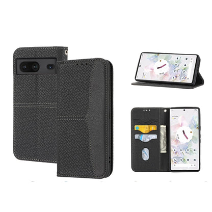 Woven Texture Stitching Magnetic PU Leather Phone Case, For Google Pixel 7, For Nokia G21 / G11, For Google Pixel 7 Pro, For Kyocera Android One S9 / Digno Sanga Edition