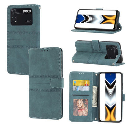 Embossed Striped Magnetic Buckle Horizontal Flip Phone Leather Case, For vivo Y52s, For Motorola Moto G22, For Google Pixel 7, For Xiaomi Poco M4 Pro