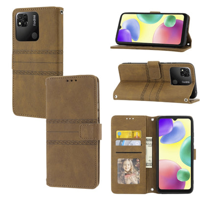 Embossed Striped Magnetic Buckle Horizontal Flip Phone Leather Case, For Samsung Galaxy M23 / F23 5G Japanese Version, For Sony Xperia 10 IV, For Sony Xperia 1 IV, For Xiaomi Redmi 10A