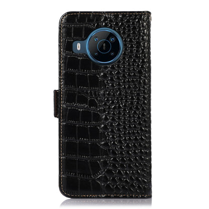 Crocodile Top Layer Cowhide Leather Phone Case, For Nokia X100, For OPPO Reno7 4G Global/F21 Pro 4G, For Xiaomi Redmi 10A / 9C, For Samsung Galaxy F23 5G / M23, For Samsung Galaxy M53 5G, For Samsung Galaxy S21 FE 5G