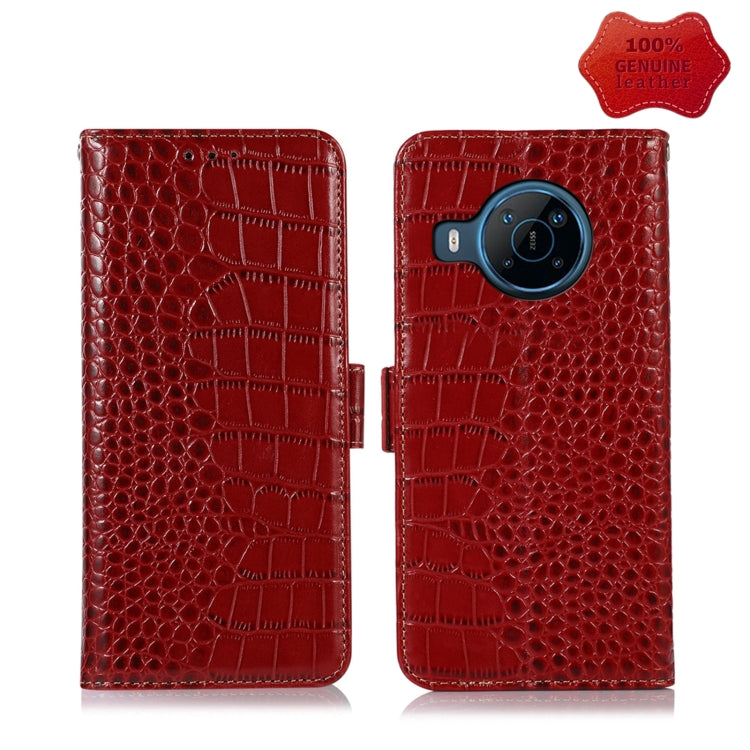 Crocodile Top Layer Cowhide Leather Phone Case, For Nokia X100, For OPPO Reno7 4G Global/F21 Pro 4G, For Xiaomi Redmi 10A / 9C, For Samsung Galaxy F23 5G / M23, For Samsung Galaxy M53 5G, For Samsung Galaxy S21 FE 5G
