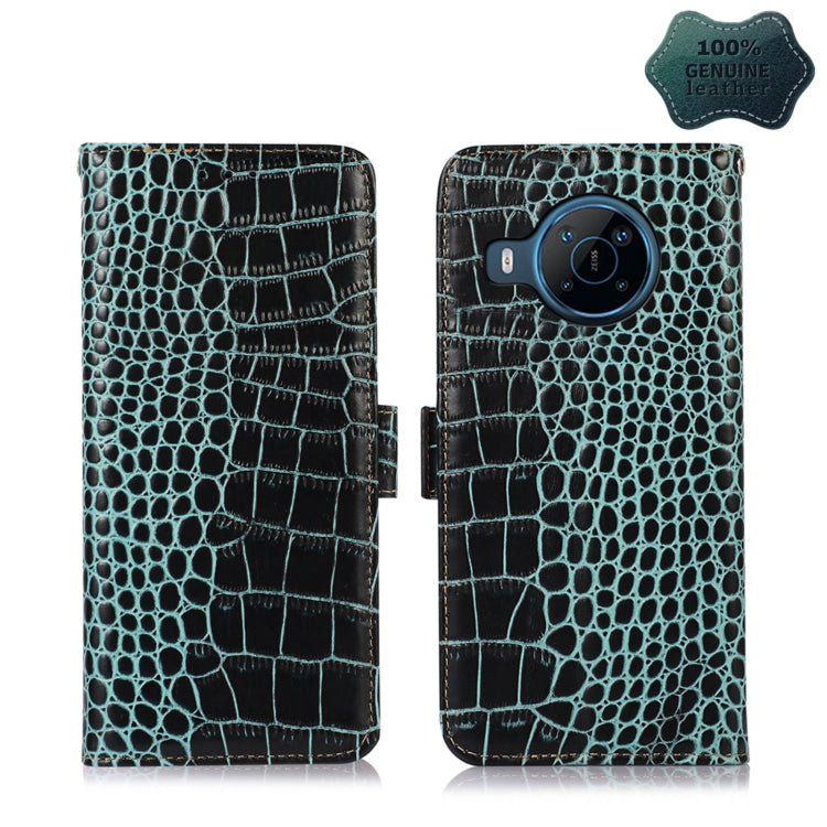 Crocodile Top Layer Cowhide Leather Phone Case, For Nokia X100, For OPPO Reno7 4G Global/F21 Pro 4G, For Xiaomi Redmi 10A / 9C, For Samsung Galaxy F23 5G / M23, For Samsung Galaxy M53 5G, For Samsung Galaxy S21 FE 5G