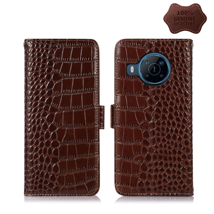 Crocodile Top Layer Cowhide Leather Phone Case, For Nokia X100, For OPPO Reno7 4G Global/F21 Pro 4G, For Xiaomi Redmi 10A / 9C, For Samsung Galaxy F23 5G / M23, For Samsung Galaxy M53 5G, For Samsung Galaxy S21 FE 5G