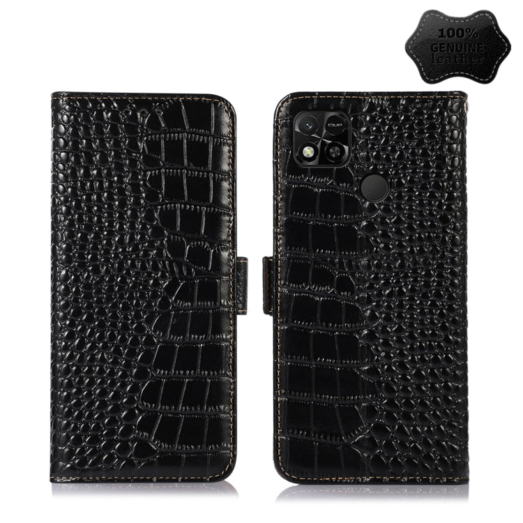 Crocodile Top Layer Cowhide Leather Phone Case, For Nokia X100, For OPPO Reno7 4G Global/F21 Pro 4G, For Xiaomi Redmi 10A / 9C, For Samsung Galaxy F23 5G / M23, For Samsung Galaxy M53 5G, For Samsung Galaxy S21 FE 5G