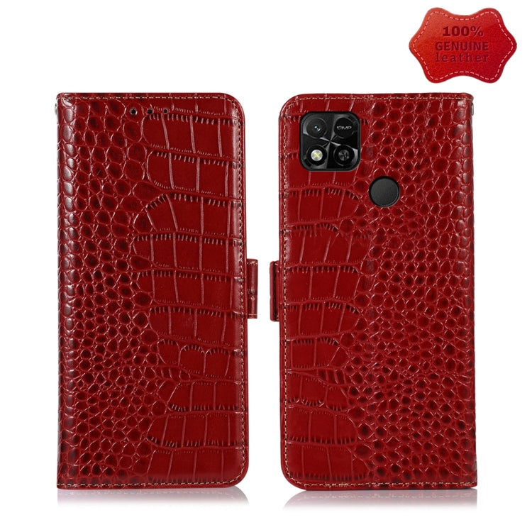 Crocodile Top Layer Cowhide Leather Phone Case, For Nokia X100, For OPPO Reno7 4G Global/F21 Pro 4G, For Xiaomi Redmi 10A / 9C, For Samsung Galaxy F23 5G / M23, For Samsung Galaxy M53 5G, For Samsung Galaxy S21 FE 5G