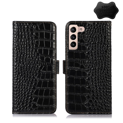 Crocodile Top Layer Cowhide Leather Phone Case, For Xiaomi 12 Pro, For Samsung Galaxy S22+ 5G, For Samsung Galaxy S22 Ultra 5G, For Samsung Galaxy S22 5G
