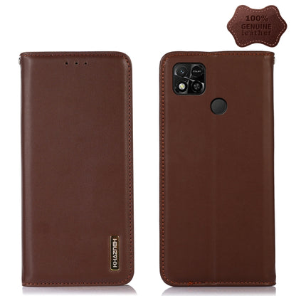 KHAZNEH Nappa Top Layer Cowhide Leather Phone Case, For Nokia X100, For OPPO Reno7 4G Global/F21 Pro 4G, For Xiaomi Redmi 10A / 9C, For Samsung Galaxy F23 5G / M23, For Samsung Galaxy M53 5G, For Samsung Galaxy S21 FE 5G