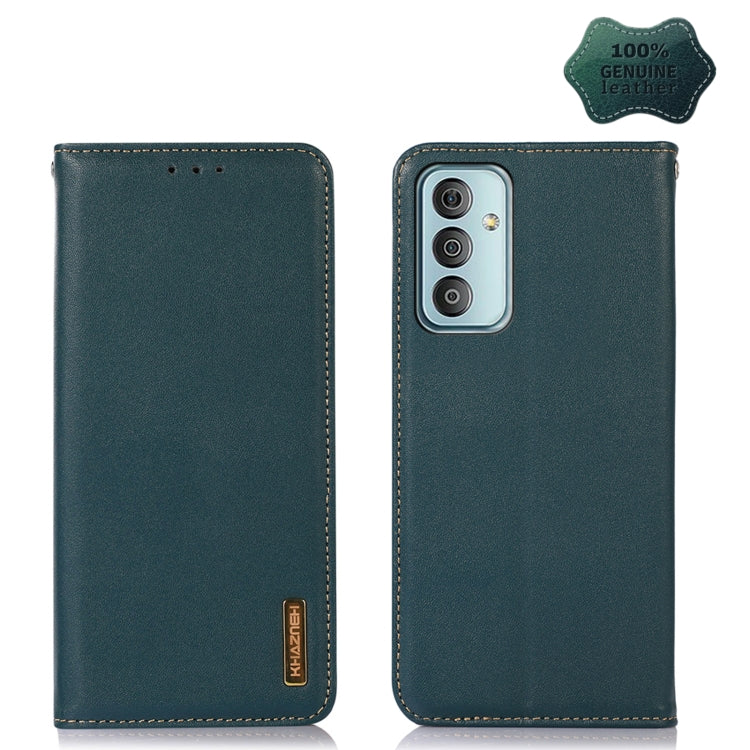 KHAZNEH Nappa Top Layer Cowhide Leather Phone Case, For Nokia X100, For OPPO Reno7 4G Global/F21 Pro 4G, For Xiaomi Redmi 10A / 9C, For Samsung Galaxy F23 5G / M23, For Samsung Galaxy M53 5G, For Samsung Galaxy S21 FE 5G