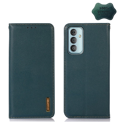 KHAZNEH Nappa Top Layer Cowhide Leather Phone Case, For Nokia X100, For OPPO Reno7 4G Global/F21 Pro 4G, For Xiaomi Redmi 10A / 9C, For Samsung Galaxy F23 5G / M23, For Samsung Galaxy M53 5G, For Samsung Galaxy S21 FE 5G