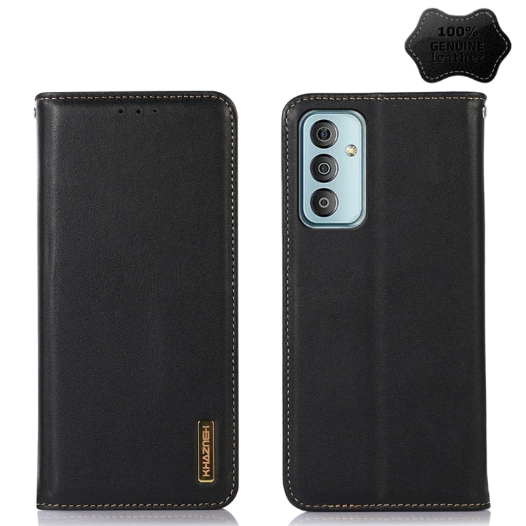 KHAZNEH Nappa Top Layer Cowhide Leather Phone Case, For Nokia X100, For OPPO Reno7 4G Global/F21 Pro 4G, For Xiaomi Redmi 10A / 9C, For Samsung Galaxy F23 5G / M23, For Samsung Galaxy M53 5G, For Samsung Galaxy S21 FE 5G
