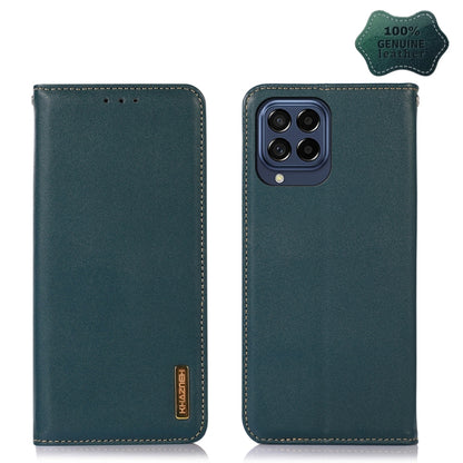 KHAZNEH Nappa Top Layer Cowhide Leather Phone Case, For Nokia X100, For OPPO Reno7 4G Global/F21 Pro 4G, For Xiaomi Redmi 10A / 9C, For Samsung Galaxy F23 5G / M23, For Samsung Galaxy M53 5G, For Samsung Galaxy S21 FE 5G