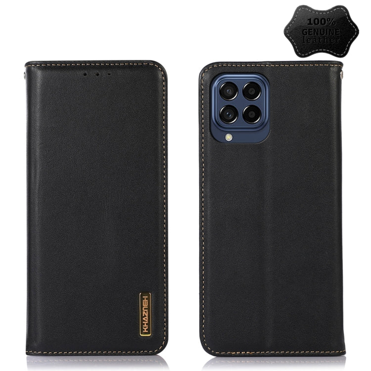 KHAZNEH Nappa Top Layer Cowhide Leather Phone Case, For Nokia X100, For OPPO Reno7 4G Global/F21 Pro 4G, For Xiaomi Redmi 10A / 9C, For Samsung Galaxy F23 5G / M23, For Samsung Galaxy M53 5G, For Samsung Galaxy S21 FE 5G