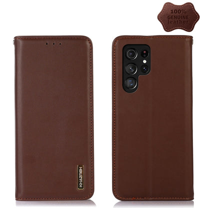 KHAZNEH Nappa Top Layer Cowhide Leather Phone Case, For Xiaomi 12 Pro, For Samsung Galaxy S22+ 5G, For Samsung Galaxy S22 Ultra 5G, For Samsung Galaxy S22 5G