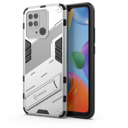 Punk Armor PC + TPU Phone Case with Holder, For Xiaomi Redmi 10C 4G