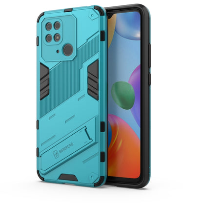 Punk Armor PC + TPU Phone Case with Holder, For Xiaomi Redmi 10C 4G