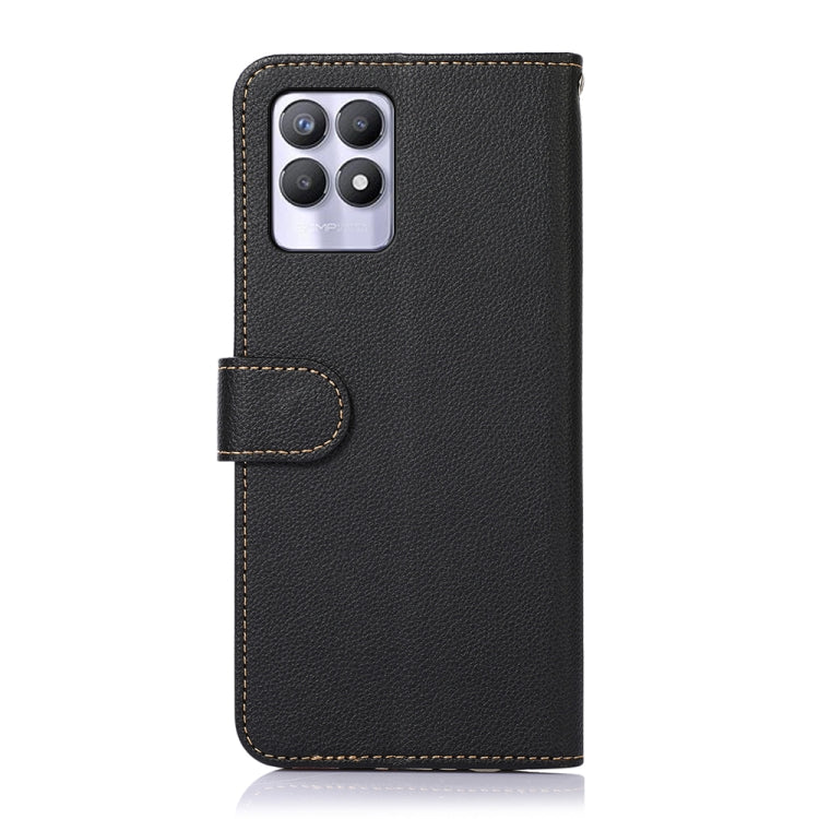 KHAZNEH Litchi Texture Leather RFID Phone Case, For OPPO Realme 8i, For OPPO Realme 9 Pro+, For OPPO Realme 9i, For OPPO Realme C35, / Find X5 LiteFor OPPO Reno7 5G Foreign
