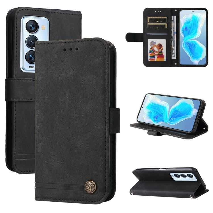 Skin Feel Life Tree Metal Button Leather Phone Case, For Tecno Camon 18 Premier, For Tecno Camon 18 / 18 Pro, For Infinix Hot 11s, For Infinix Hot 11s NFC