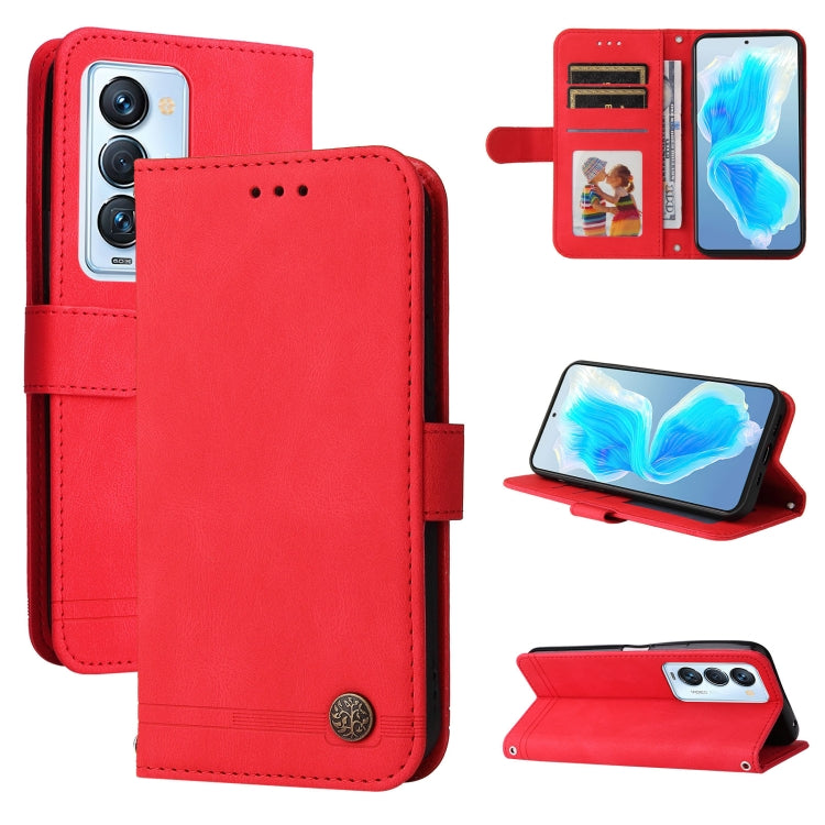 Skin Feel Life Tree Metal Button Leather Phone Case, For Tecno Camon 18 Premier, For Tecno Camon 18 / 18 Pro, For Infinix Hot 11s, For Infinix Hot 11s NFC