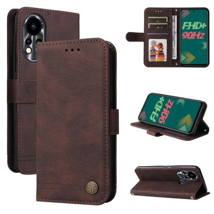 Skin Feel Life Tree Metal Button Leather Phone Case, For Tecno Camon 18 Premier, For Tecno Camon 18 / 18 Pro, For Infinix Hot 11s, For Infinix Hot 11s NFC
