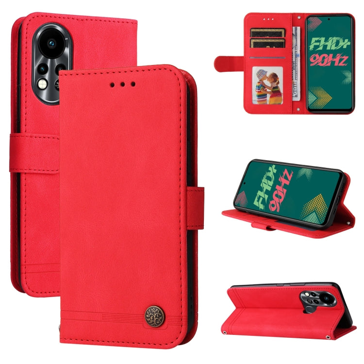 Skin Feel Life Tree Metal Button Leather Phone Case, For Tecno Camon 18 Premier, For Tecno Camon 18 / 18 Pro, For Infinix Hot 11s, For Infinix Hot 11s NFC