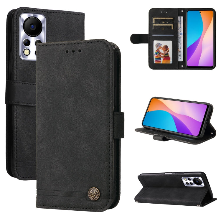 Skin Feel Life Tree Metal Button Leather Phone Case, For Tecno Camon 18 Premier, For Tecno Camon 18 / 18 Pro, For Infinix Hot 11s, For Infinix Hot 11s NFC