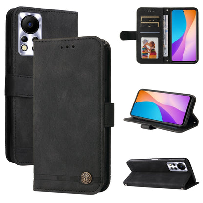 Skin Feel Life Tree Metal Button Leather Phone Case, For Tecno Camon 18 Premier, For Tecno Camon 18 / 18 Pro, For Infinix Hot 11s, For Infinix Hot 11s NFC