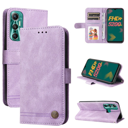 Skin Feel Life Tree Metal Button Leather Phone Case, For Infinix Hot 11, For Infinix Smart 6, For Infinix Note 11 Pro / 11S / X697, For OPPO Reno7 5G / Find X5 Lite Global