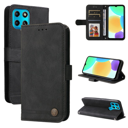 Skin Feel Life Tree Metal Button Leather Phone Case, For Infinix Hot 11, For Infinix Smart 6, For Infinix Note 11 Pro / 11S / X697, For OPPO Reno7 5G / Find X5 Lite Global
