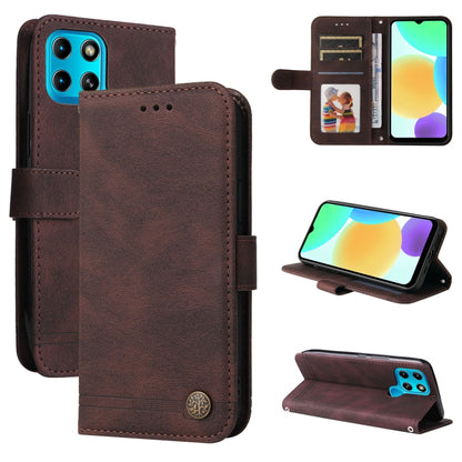 Skin Feel Life Tree Metal Button Leather Phone Case, For Infinix Hot 11, For Infinix Smart 6, For Infinix Note 11 Pro / 11S / X697, For OPPO Reno7 5G / Find X5 Lite Global