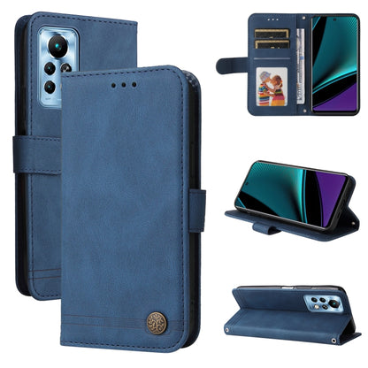 Skin Feel Life Tree Metal Button Leather Phone Case, For Infinix Hot 11, For Infinix Smart 6, For Infinix Note 11 Pro / 11S / X697, For OPPO Reno7 5G / Find X5 Lite Global