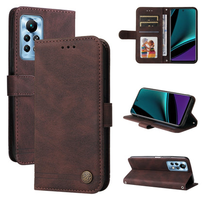Skin Feel Life Tree Metal Button Leather Phone Case, For Infinix Hot 11, For Infinix Smart 6, For Infinix Note 11 Pro / 11S / X697, For OPPO Reno7 5G / Find X5 Lite Global