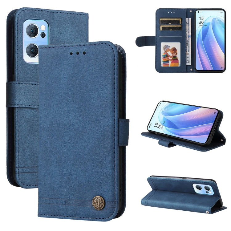Skin Feel Life Tree Metal Button Leather Phone Case, For Infinix Hot 11, For Infinix Smart 6, For Infinix Note 11 Pro / 11S / X697, For OPPO Reno7 5G / Find X5 Lite Global