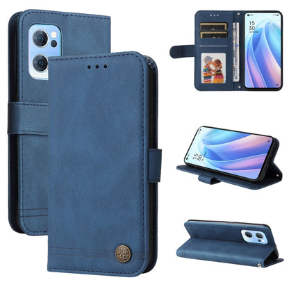 Skin Feel Life Tree Metal Button Leather Phone Case, For Infinix Hot 11, For Infinix Smart 6, For Infinix Note 11 Pro / 11S / X697, For OPPO Reno7 5G / Find X5 Lite Global