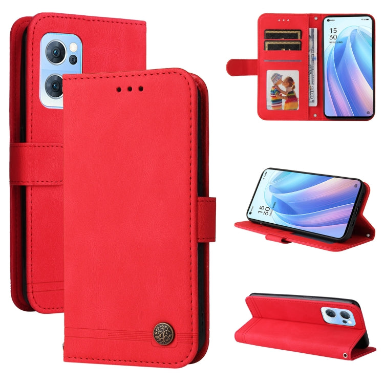 Skin Feel Life Tree Metal Button Leather Phone Case, For Infinix Hot 11, For Infinix Smart 6, For Infinix Note 11 Pro / 11S / X697, For OPPO Reno7 5G / Find X5 Lite Global