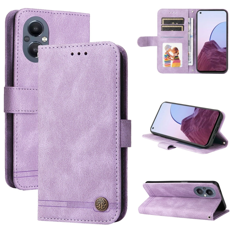 Skin Feel Life Tree Metal Button Leather Phone Case, For OPPO Realme C31, For OPPO Realme C35, For OPPO Reno7 SE 5G, For OPPO A96 5G / Reno7 Z 5G / OnePlus Nord N20 5G