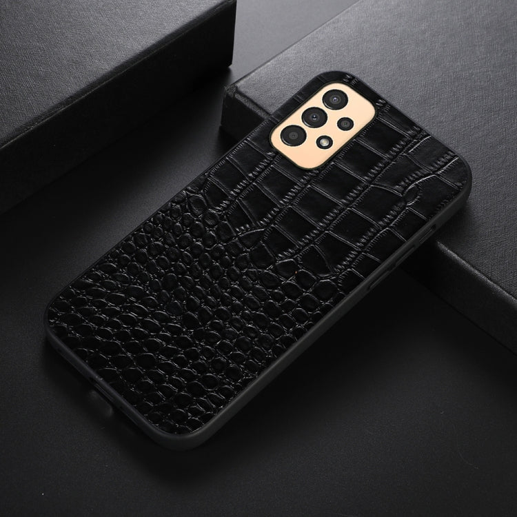 Crocodile Top Layer Cowhide Leather Phone Case, For vivo iQOO Neo6, For Samsung Galaxy A13 4G, For Samsung Galaxy M23 / F23 5G, For Xiaomi 12 Lite