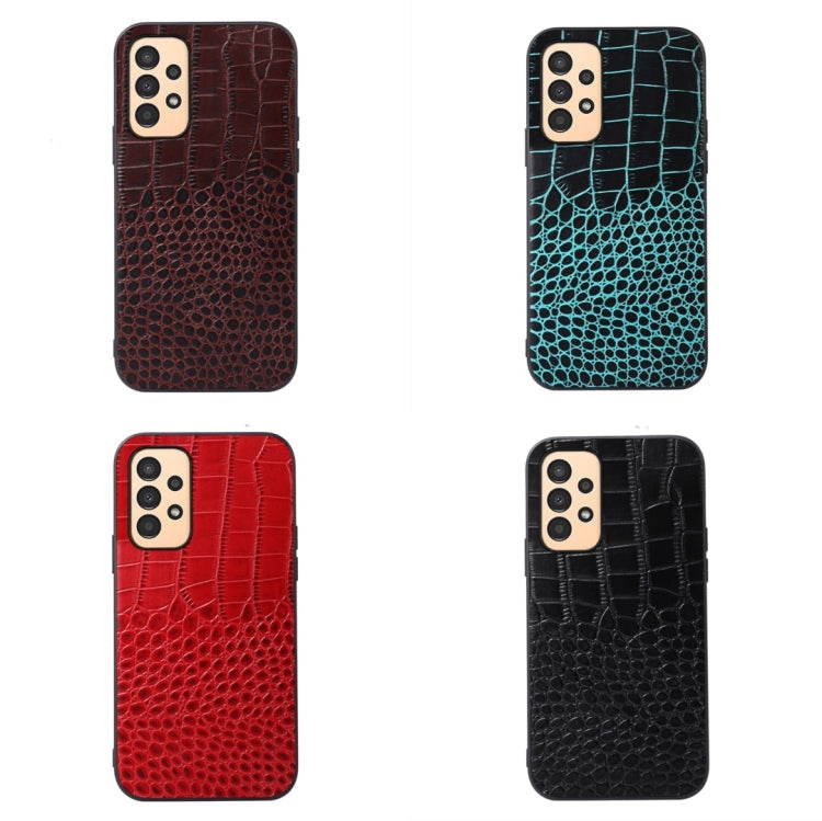Crocodile Top Layer Cowhide Leather Phone Case, For vivo iQOO Neo6, For Samsung Galaxy A13 4G, For Samsung Galaxy M23 / F23 5G, For Xiaomi 12 Lite
