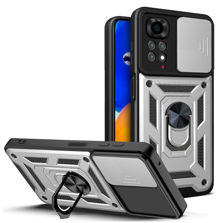 Sliding Camera Cover Design TPU+PC Protective Phone Case, For Xiaomi Redmi Note 11 Pro Global, For Xiaomi Redmi Note 11S