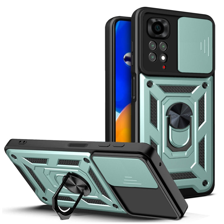 Sliding Camera Cover Design TPU+PC Protective Phone Case, For Xiaomi Redmi Note 11 Pro Global, For Xiaomi Redmi Note 11S