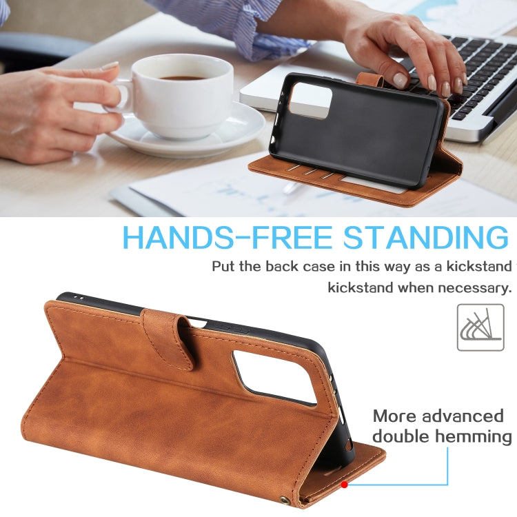 Skin Feel Anti-theft Brush Leather Phone Case, For Xiaomi Redmi Note 11 4G/11S Global